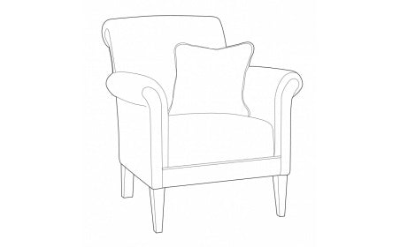 YORK petite accent chair