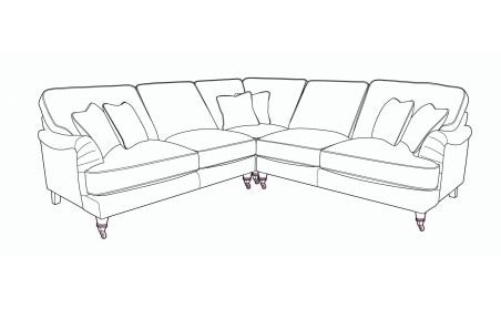 BEATRIX 2 corner 2 group sofa (equal sided corner)