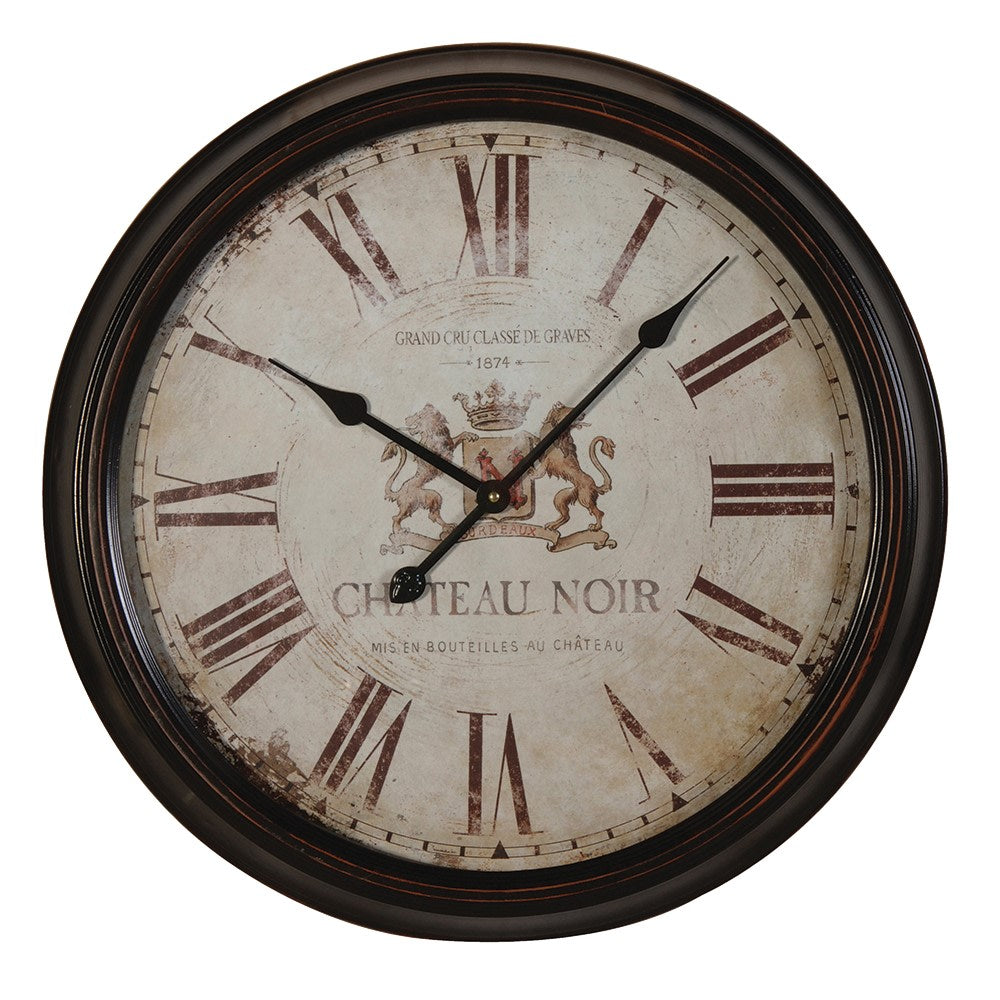 Chateau Noir Roman Numerals Wall Clock